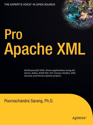 cover image of Pro Apache XML